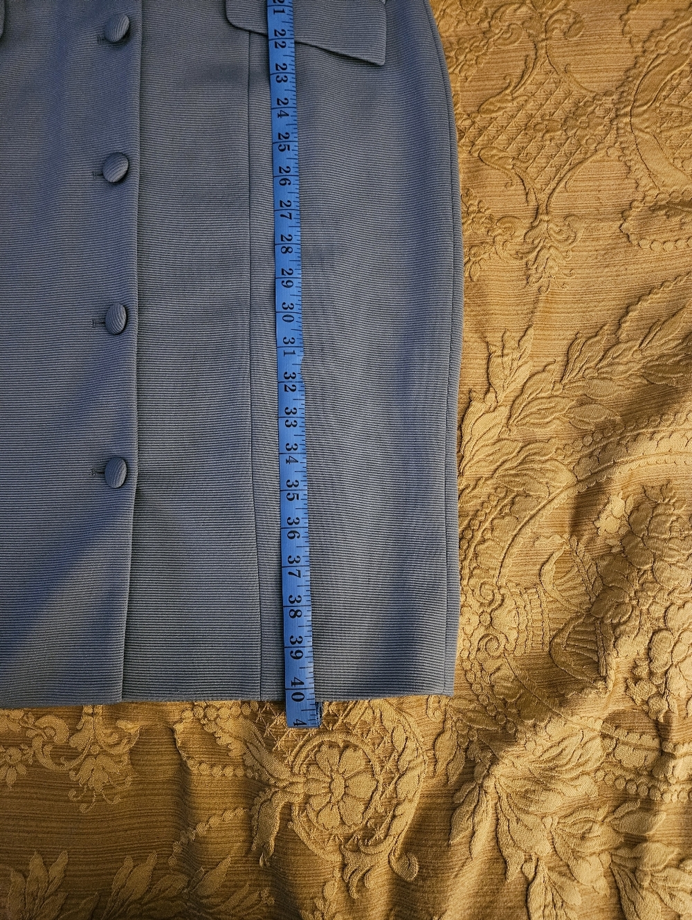 Celestial Blue Tuxedo Inspired Midi - Picture 10 of 12